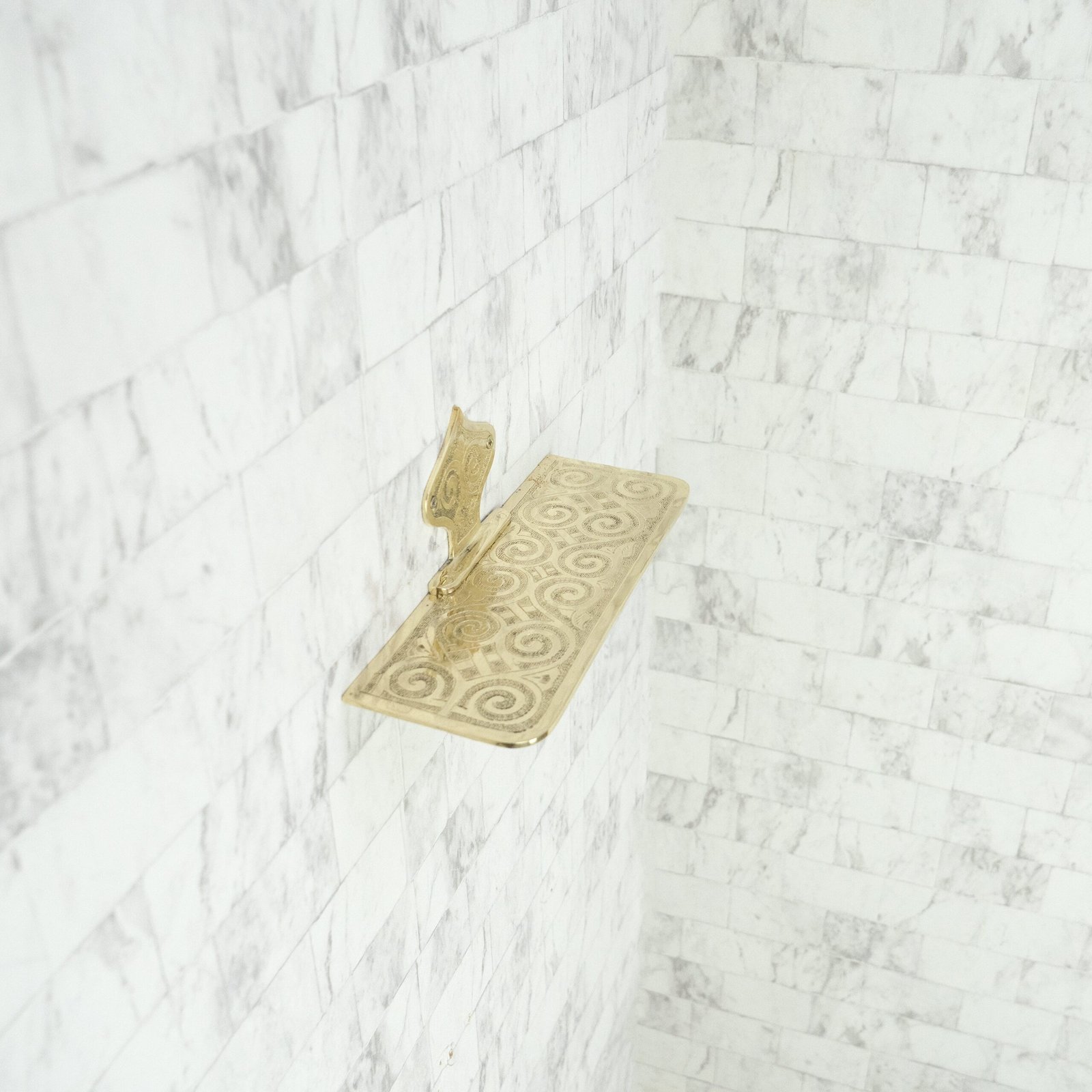 Allure Brass Wall Shelf - Image 2