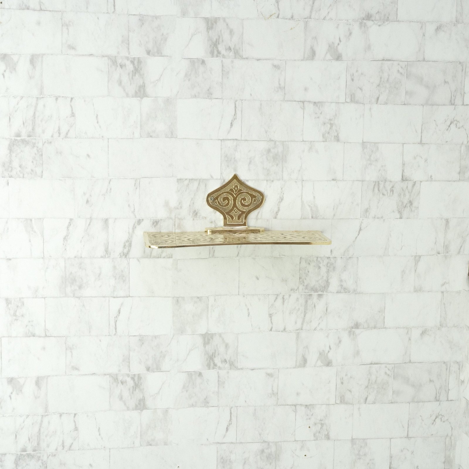 Allure Brass Wall Shelf - Image 3