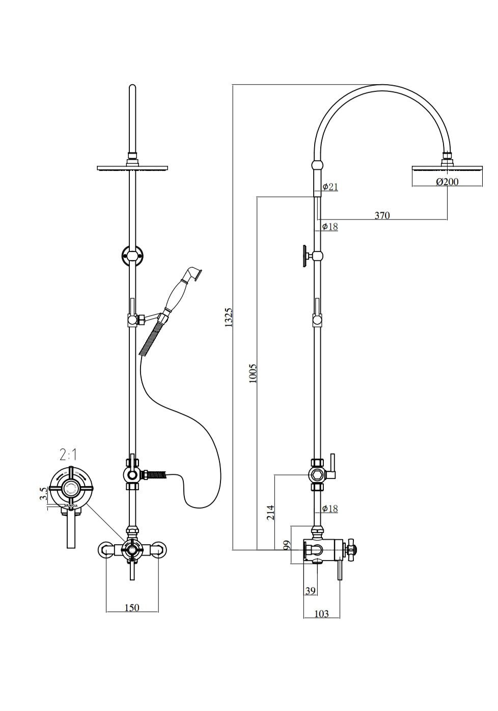 The Control Thermostatic Shower - Image 6